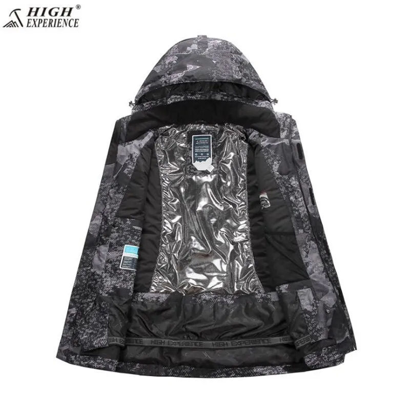 Мужская зимняя Лыжная куртка ветрозащитная камуфляжная размер S XXL|winter ski jacket|brand