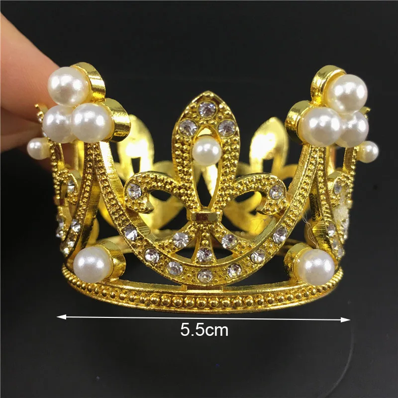 Gold-plated crown Розовые аксессуары в виде мишки, пенопластовая форма для Мишки, сделай сам, украшения ручной работы на День святого Валентина, Рождественский, свадебный подарок - Цвет: Gold-plated crown
