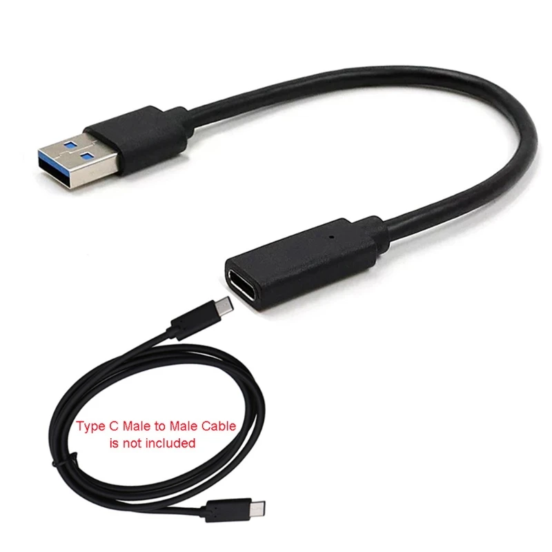USB 3 1 Type C Женский к 0 Мужской адаптер кабель для Macbook Android телефона | Мобильные