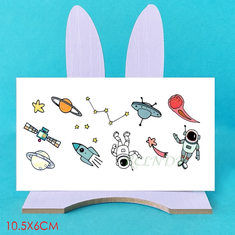 Водостойкая Временная тату-наклейка искусственная татуировка для детей