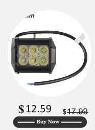 [2 шт/комплект] 12 Вт LED Освещение Spotlight Водонепроницаемый LED 12 В автомобиль работы Лампочки для автомобилей авто Offroad Грузовик лодка спортивный Лампы для мотоциклов