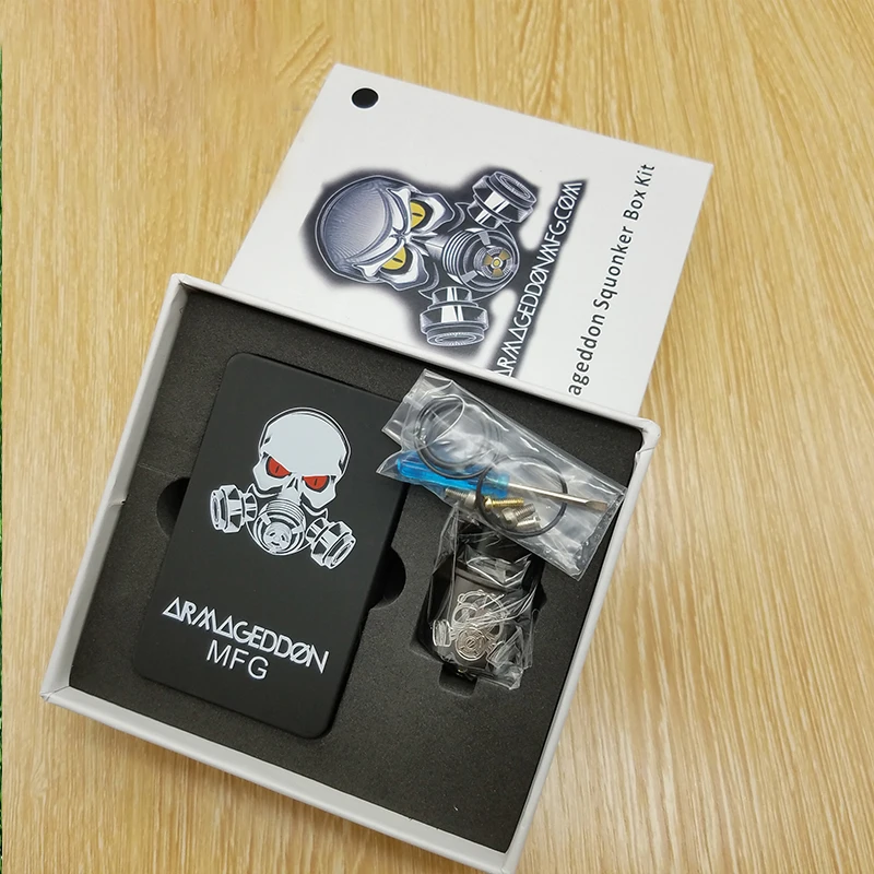 Новый набор боксов Squonker BF Mod 18650 батарея 6 мл емкость комплект с 510 нитью Apocalypse RDA