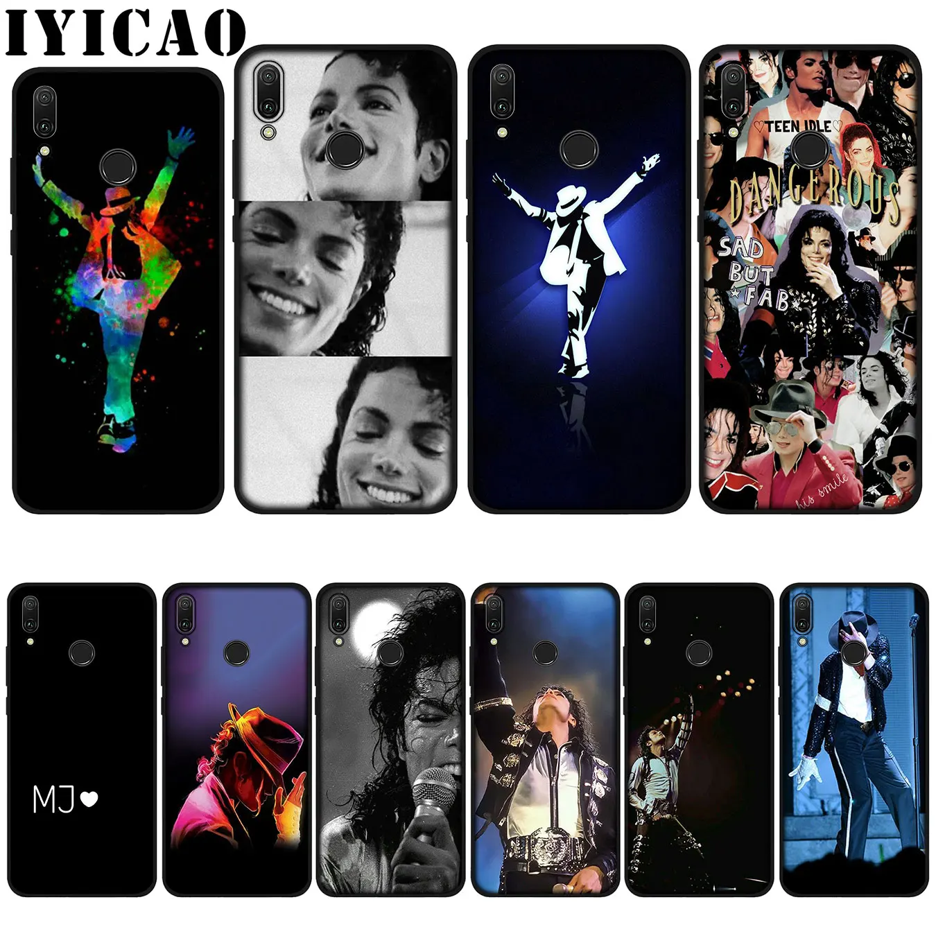Мягкий чехол IYICAO Michael Jackson для Huawei P20 Pro P10 P8 P9 Lite Mini 2017 P Smart 2019|Бамперы| |