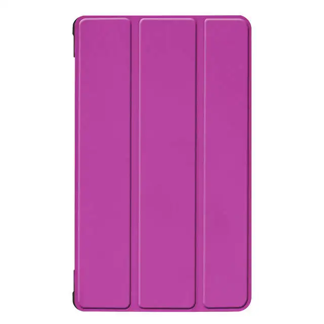 purple Магнитный смарт-чехол из полиуретановой кожи в виде ракушки для huawei MediaPad M3 Lite 8,0 CPN-W09/L09 8," чехол для планшета+ пленка+ ручка - Цвет: purple
