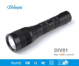 Профессиональная вссветильник для дайвинга Brinyte DIV01 CREE XM L2(U4) светодиодный