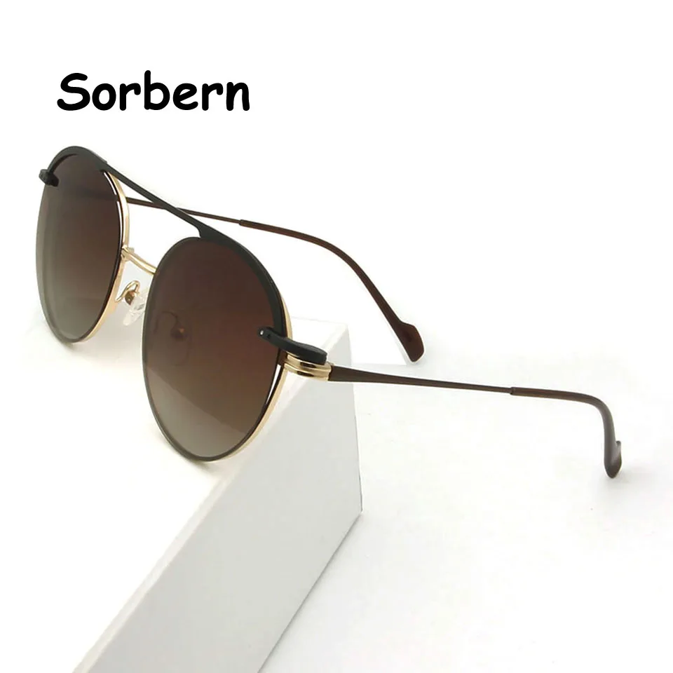 Винтажные поляризационные Круглые Солнцезащитные очки с зажимом Магнитная