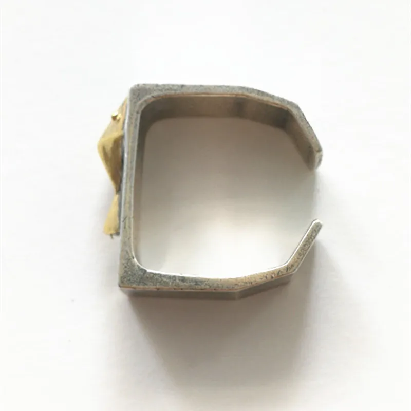 VOJEFEN мужское 925 пробы Серебряное полированное винтажное верхнее кольцо с печаткой серебряное кольцо с логотипом на заказ