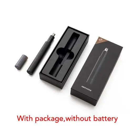 Черный Xiaomi Электрический мини-триммер для волос HN1 Портативный ушной Mijia Бритва для волос в носу машинка для стрижки водонепроницаемый Безопасный Очиститель - Цвет: Черный