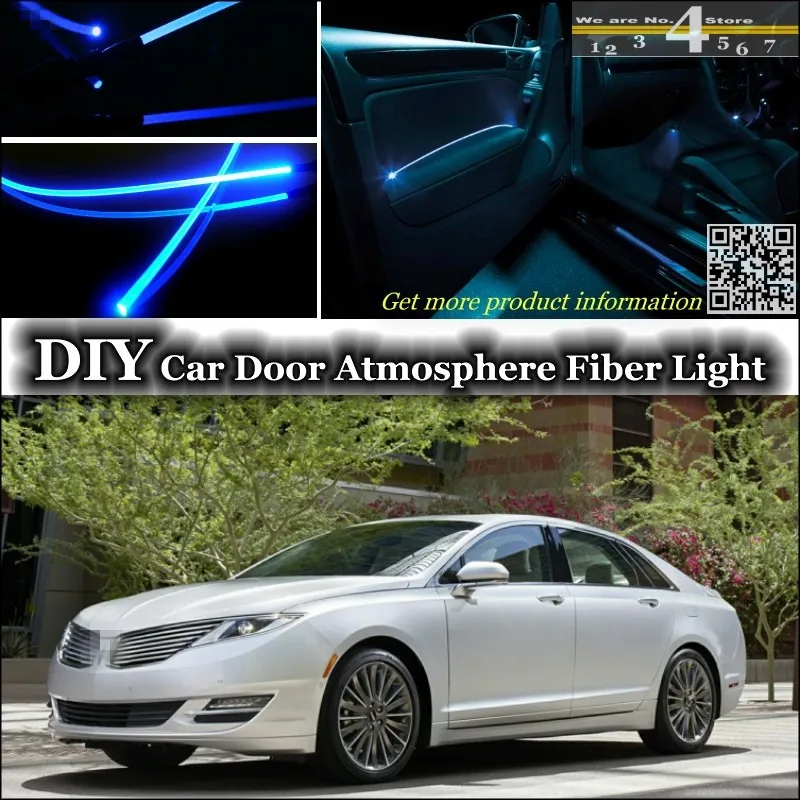 Внутреннее освещение для Lincoln MKZ настройка атмосферсветильник оптоволоконный