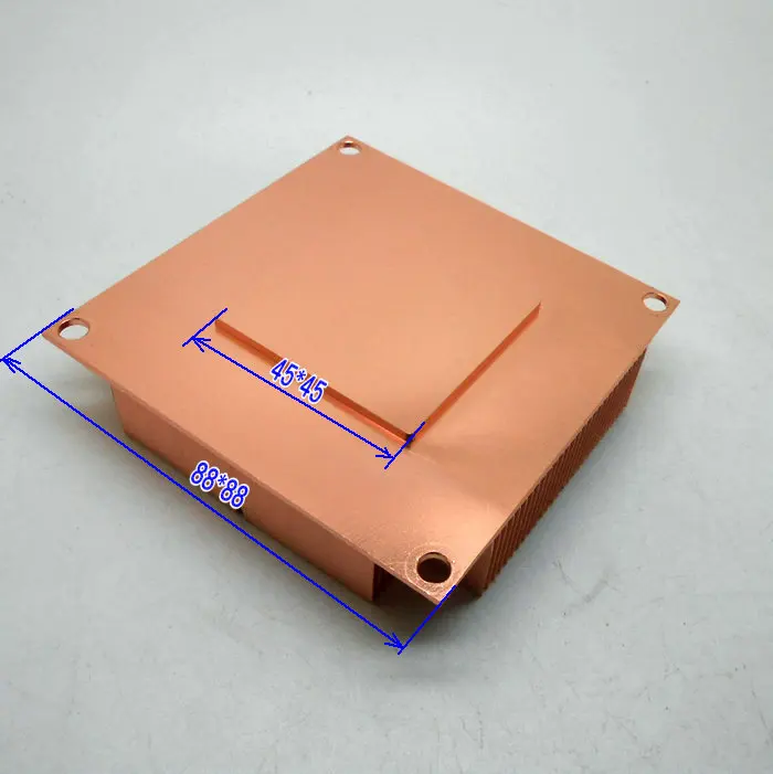 

88x88x23 copper skiving fin Heatsink RadiatorHeat Sink for DIY