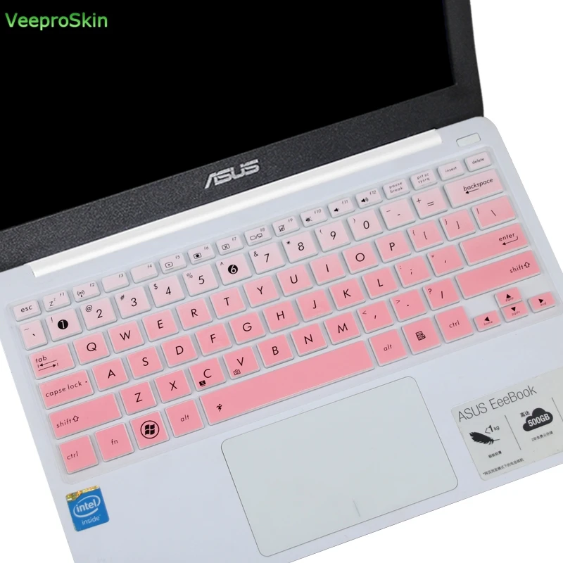 Для Asus Vivobook 11,6 12 E203NAS200E E200HA X200CA X200MA K200MA X202E X205TA F202E F200MA 11,6 ''чехол для клавиатуры ноутбука кожи