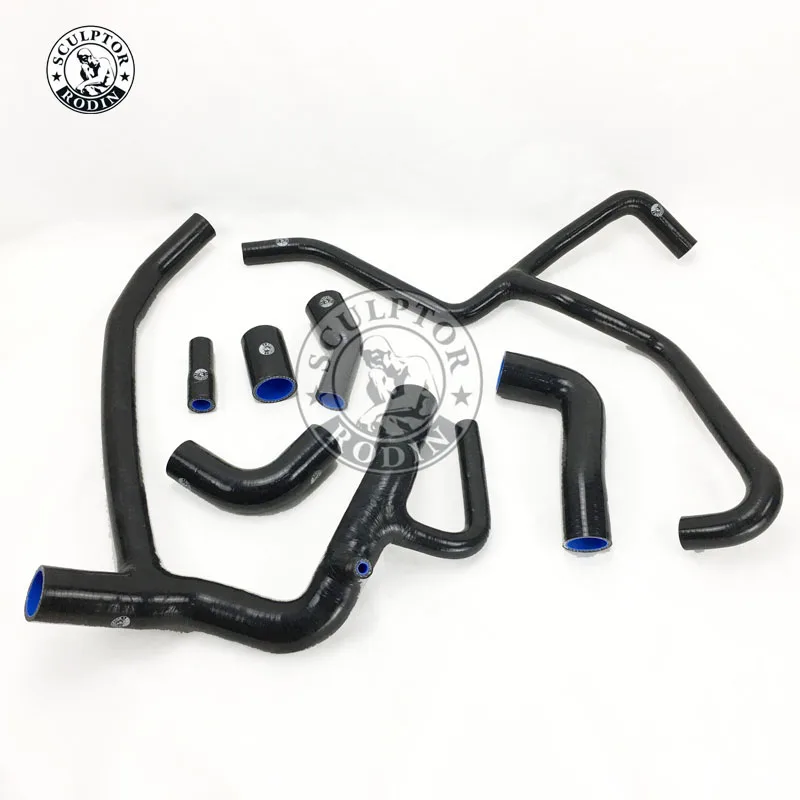Силиконовый шланг радиатора подходит для Land Rover defender 300TDI/2.5TD 1994-2004(7 шт.) красный/синий/черный