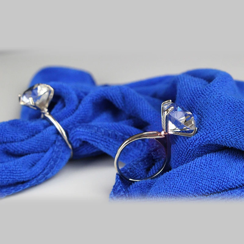 10 шт./лот держатель для салфеток искусственное жемчужное кристаллическое кольцо