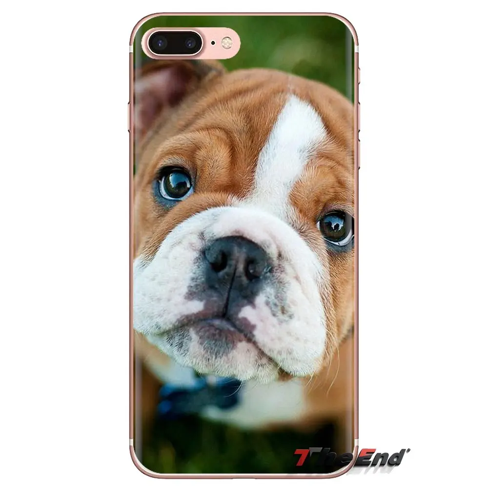 Soft TPU Phone Case Polynesian english bulldog dog For LG Spirit Motorola Moto X4 E4 E5 G5 G5S G6 Z Z2 Z3 G2 G3 C Play Plus Mini |