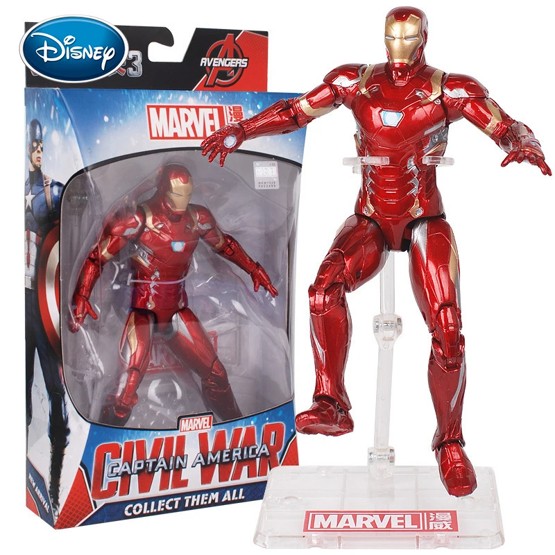 Disney Marvel Avengers 4 ручная модель может быть перемещена в аниме-куклы человека-паука