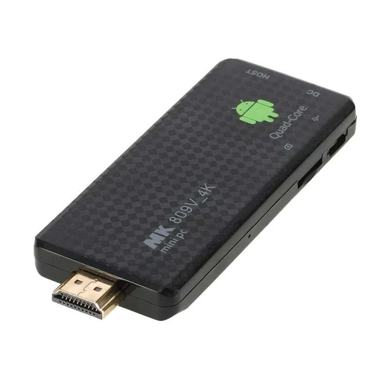 1G 8G TV STICK ONLY MK809 IV Android 5,1 Smart TV Stick 4K для Android TV RK3229 четырехъядерный 1G8G HD мини-ПК Miracast DLNA H.265 WiFi TV Stick Dongle - Цвет: 1G 8G TV STICK ONLY