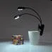 Светодиодный настольный светильник 45 #20 # USB с двумя полюсами мини Настольная