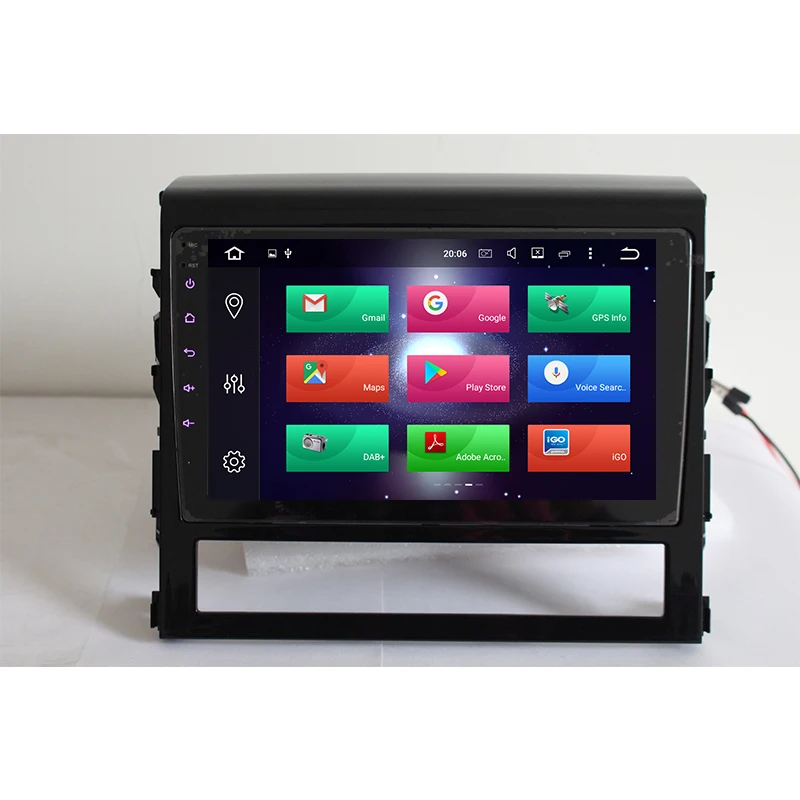 Aoluoya 4 Гб ОЗУ 32 ПЗУ Восьмиядерный Android 8 0 автомобильный dvd-плеер для Toyota Land Cruiser 200 LC200