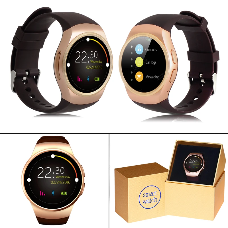 XGODY KW18 Смарт часы подключенные наручные для samsung Xiaomi Android Поддержка монитор