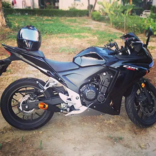 Мотоцикл Слипоны для Honda CBR500R CBR 500R 2013-2017 трубы с выхлопной короткой средней |