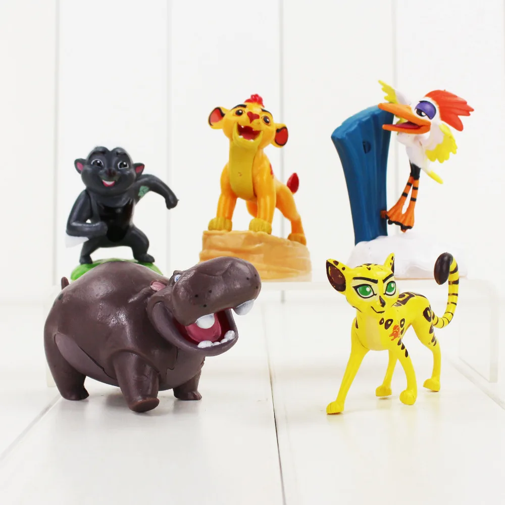 5 шт./лот Хранитель лев Король Лев Kion ПВХ Фигурки Bunga Beshte Фули оно животных