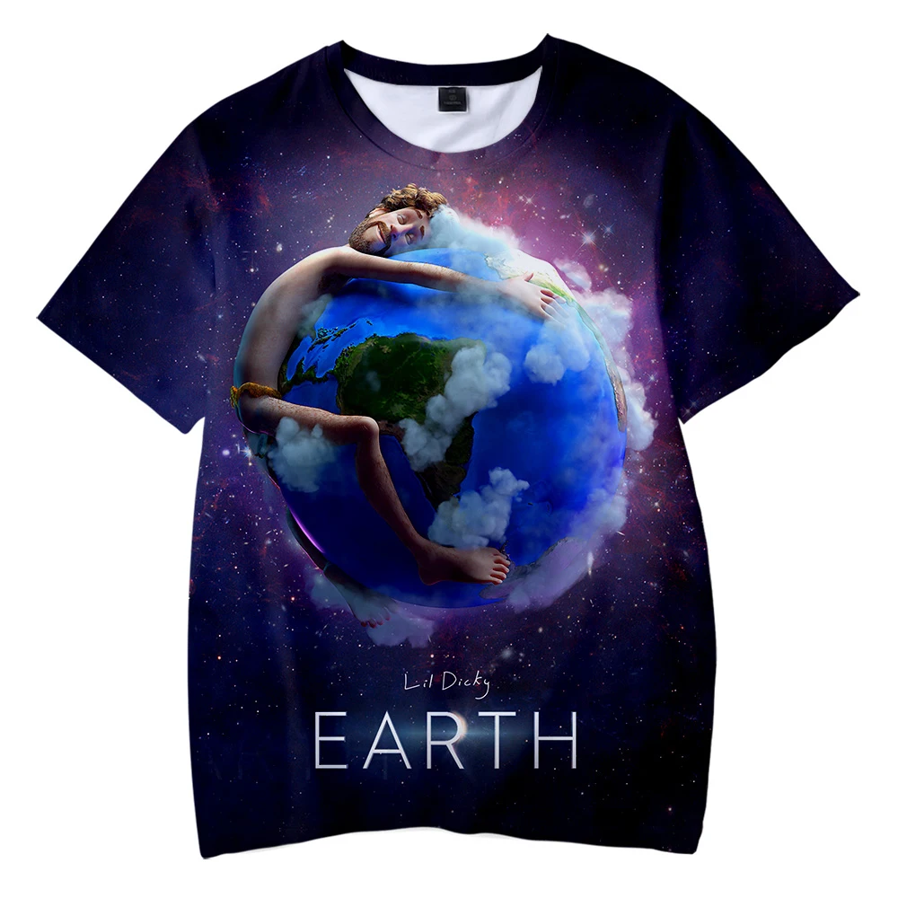 Летняя футболка для мальчиков frdun Tommy 2019 LIL DICKY earth Детская с 3d принтом и девочек