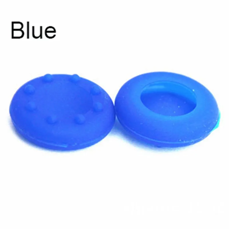 blue 10 шт./упак. джойстик Кепки чехол силиконовый Стик для sony Игровые приставки 3 PS3 PS4 контроллер Кепки Крышка для xbox 360 xbox один - Цвет: blue
