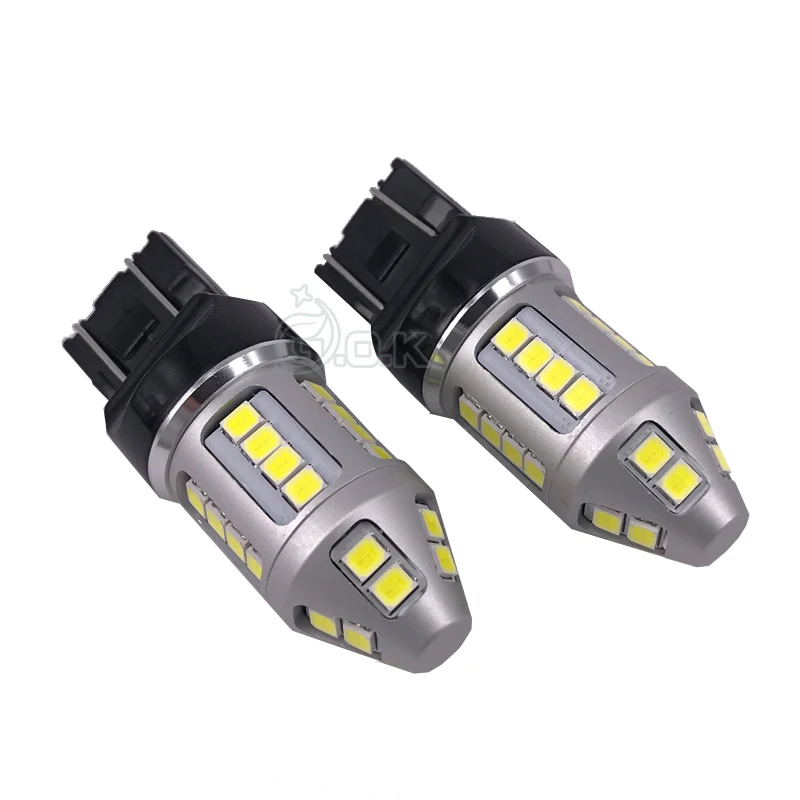 2шт T20 7443 светодиодный 30SMD 2835 Светодиодный 30 Вт Автомобильные стоп сигналы для
