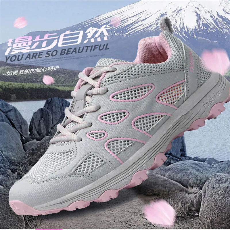 2017 г. женские Пеший Туризм Спортивная обувь шоссе Low Cut дышащая Треккинговые