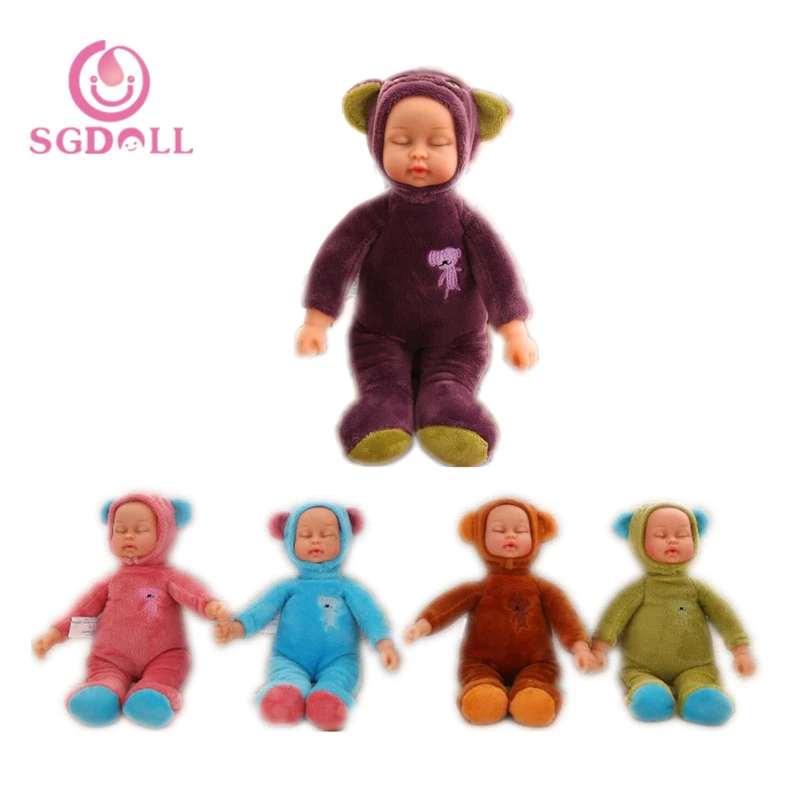 [Sgdoll] 26 см/10 &quotМини Симпатичные Реалистичного Reborn Куклы плюшевые и винил ручной