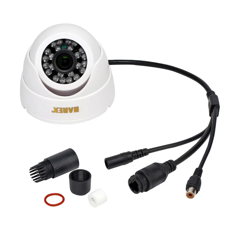HI3516C + Sony IMX323 / OV2710 HD 1080P купольная IP камера с 24 ИК светодиодами аудио ONVIF