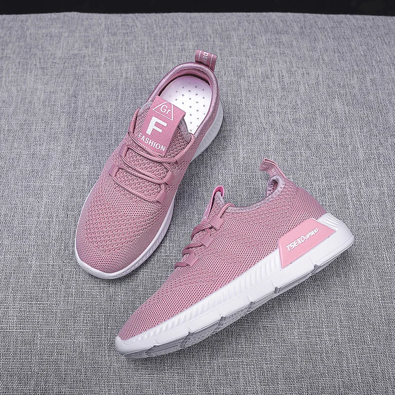 Кроссовки Bomlight женские дышащие сетчатые повседневная обувь на плоской подошве