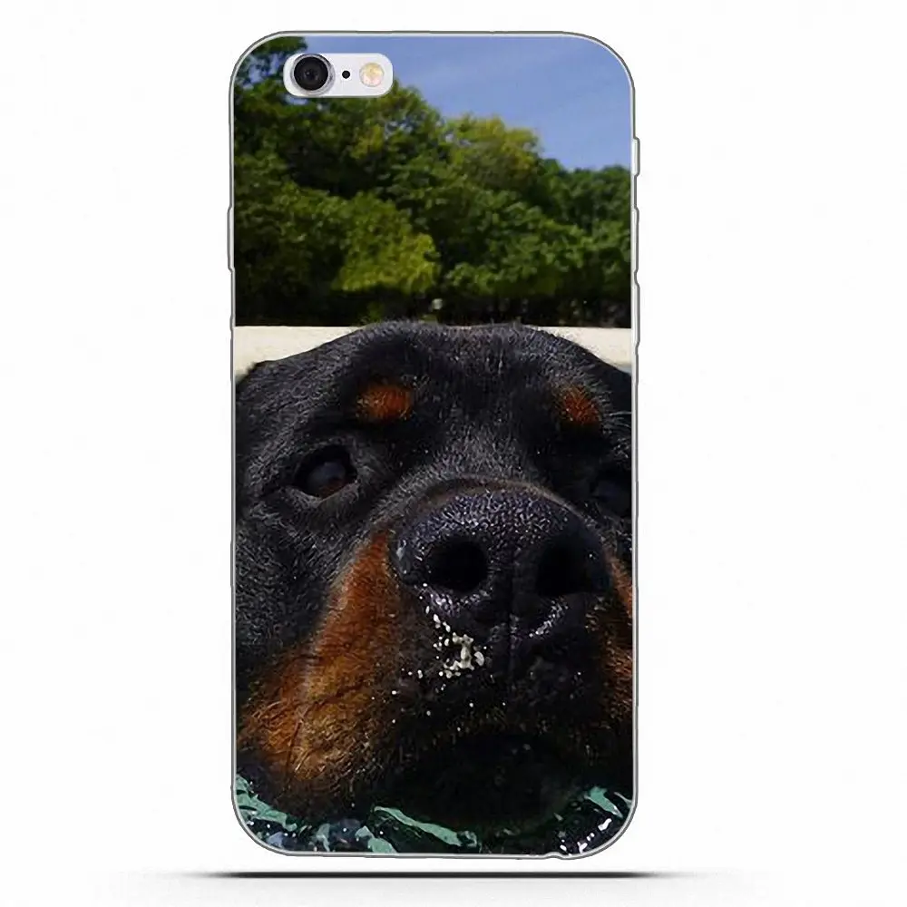 Жесткий силиконовый чехол Rottweiler для Huawei G7 Y6 II Y7 Xiaomi Redmi Note 2 3 5 Mi 4 4C 4I 5S 5X 6X 8 SE Pro |