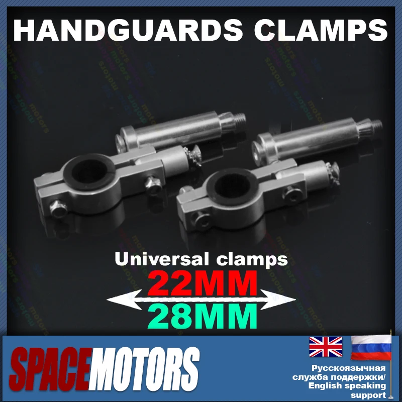 

Universal 22mm or 28mm clamps for motorcycle handguards fit for dirt bike pitbike enduro motorcoss XR250 CRF230 TTR250 Baja DRZ