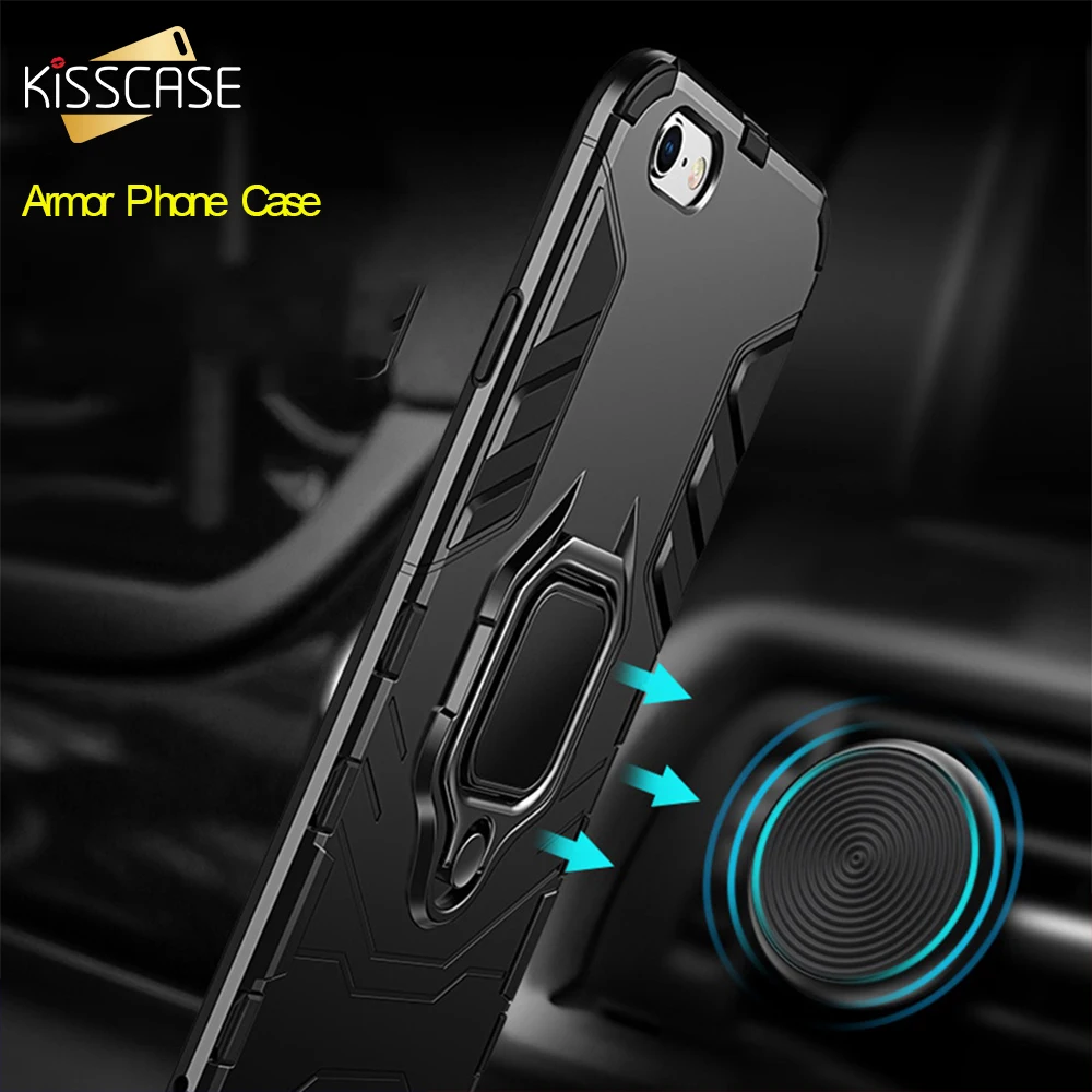 чехол для honor 8x Kisscase укрепленный телефона Honor 8X 8A 10 Lite V20 Магнитный противоударный