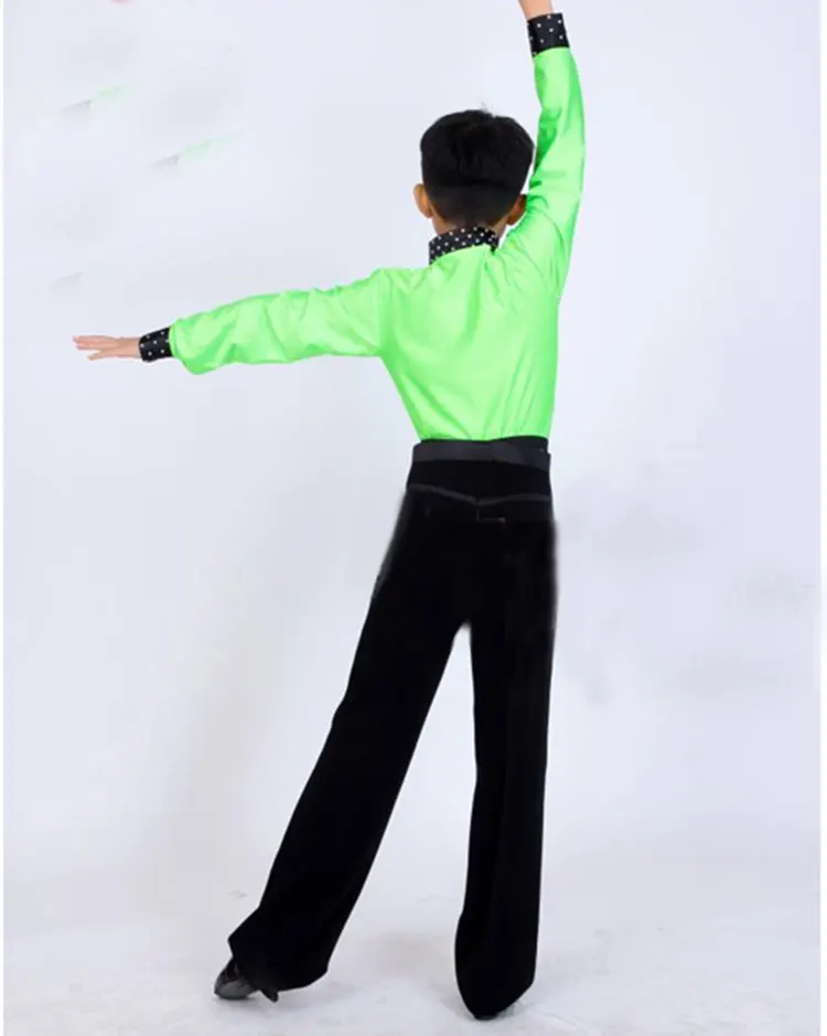 Детские костюмы для мальчиков латиноамериканских танцев ча-ча школьные классные