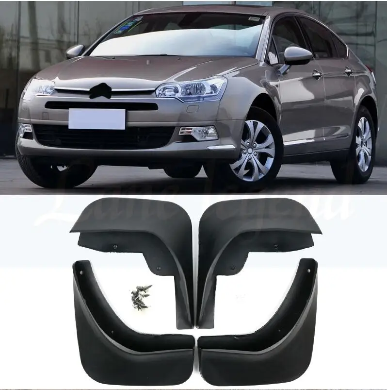 Набор литых автомобильных брызговиков для Citroen C5 2008 года Брызговики крыло брызговиков Передние Задние 2013