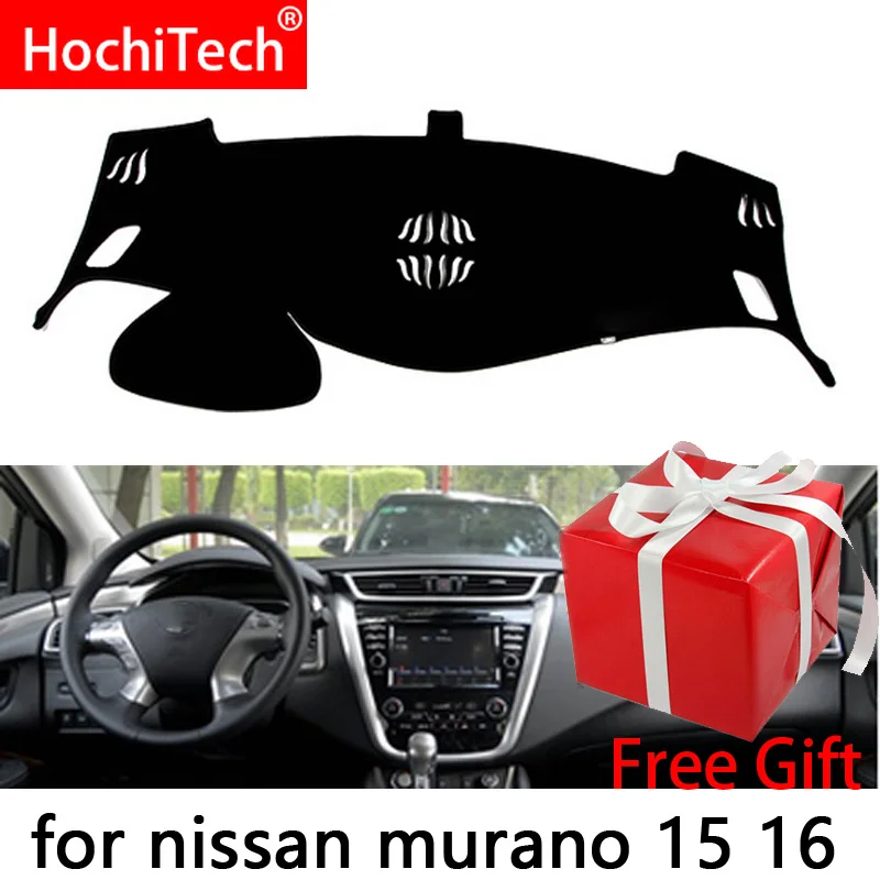 Fundas para salpicadero de coche, accesorio para Nissan Murano 2015 2016, para conducción derecha e izquierda, alfombrilla para cojín, sombra, alfombras