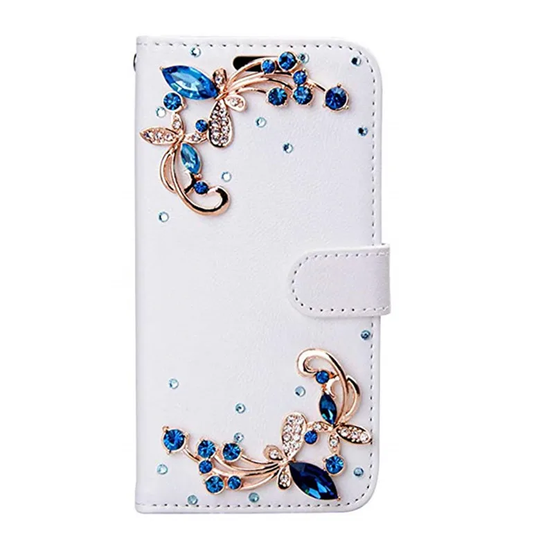 Кожаный чехол со стразами для Samsung Galaxy J4 Plus J6 S10 S20 A51 A7 2018 A71 J7 neo J5 2016 A5 2017|Бамперы| |