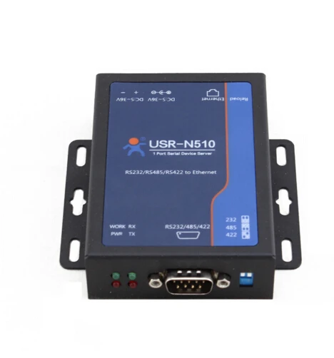 Конвертер с последовательным портом RS232/RS485/RS422 на TCP IP Однопортовый Ethernet