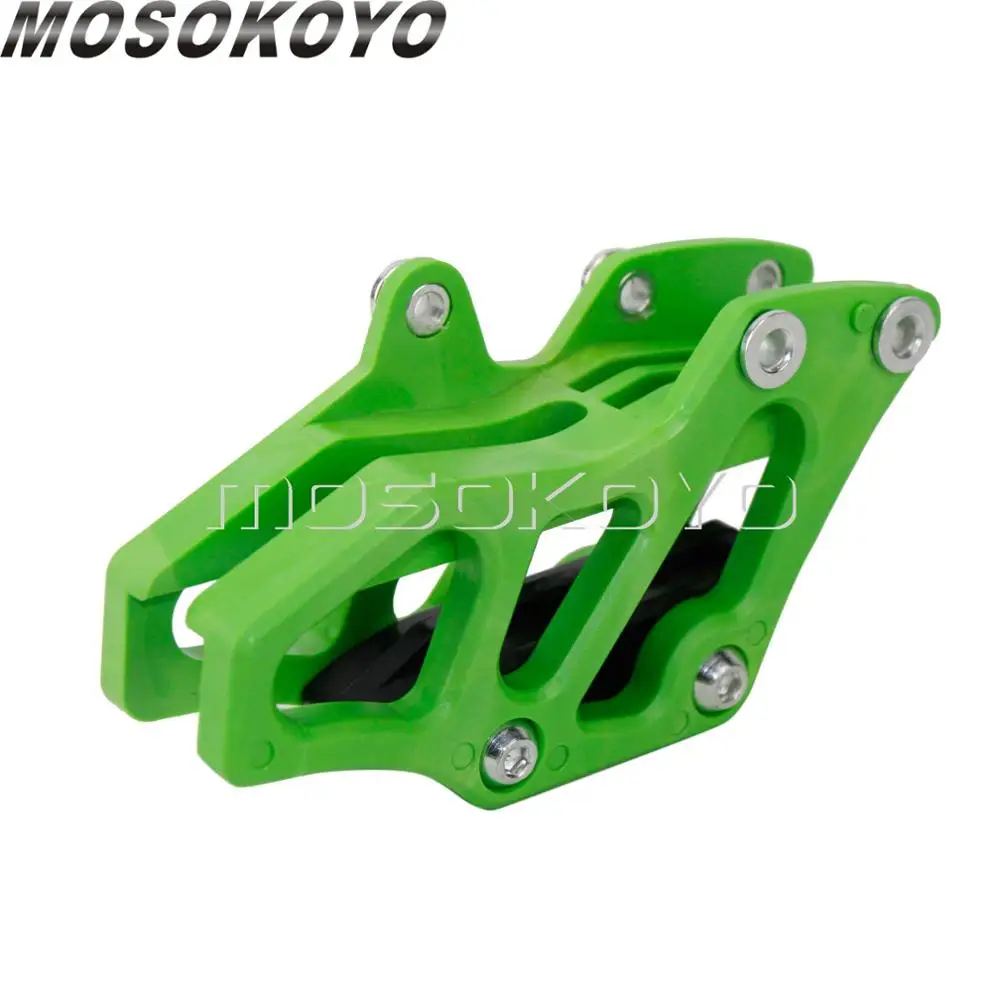 Зеленая направляющая для велосипеда внедорожника Kawasaki KX250F KX450F KLX450R защитная