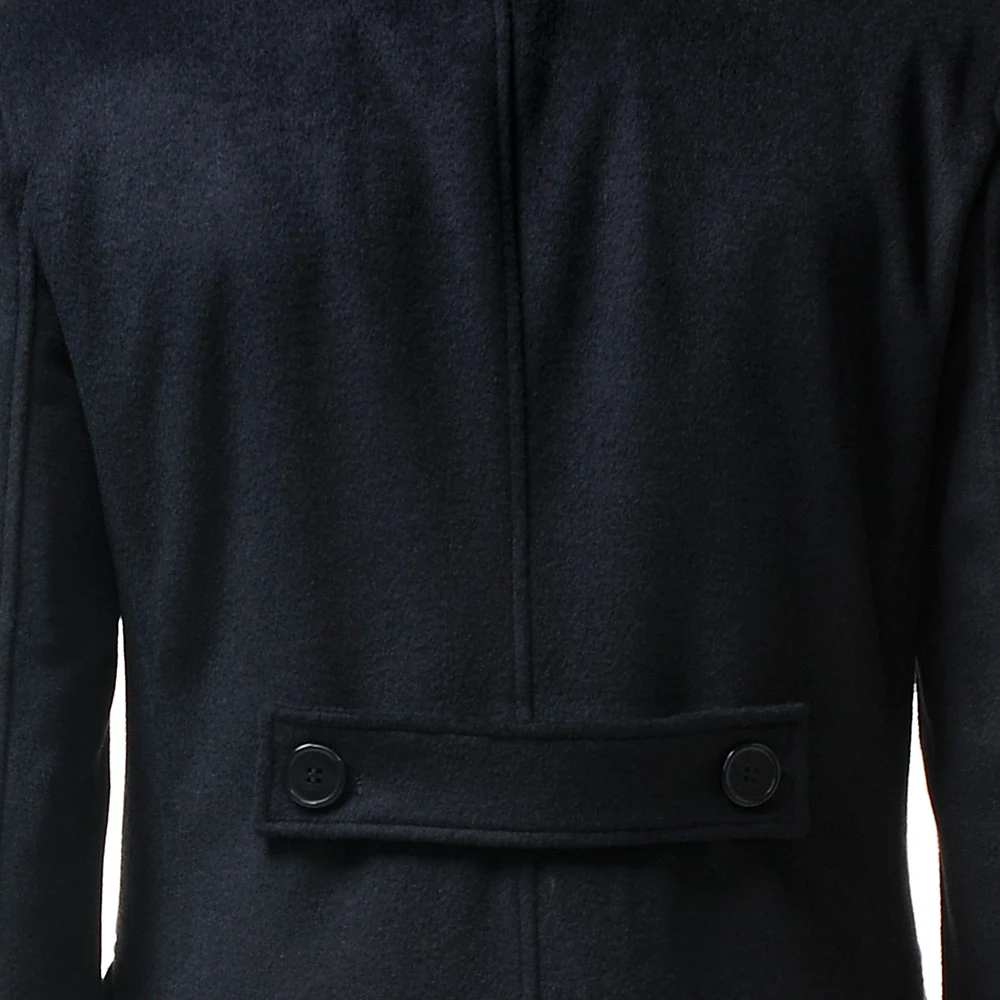 

URSMSRT Exquisite workmanship single-breasted wool coat male coat jacket and long sections