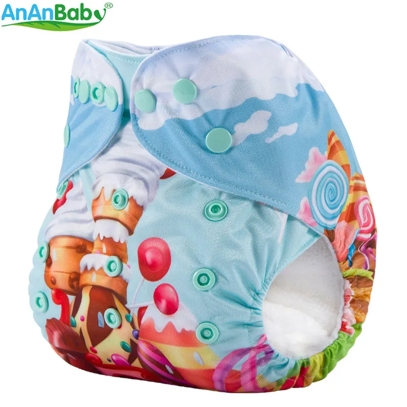 U pick Ananbaby Многоразовые непромокаемые детские подгузники Регулируемый один