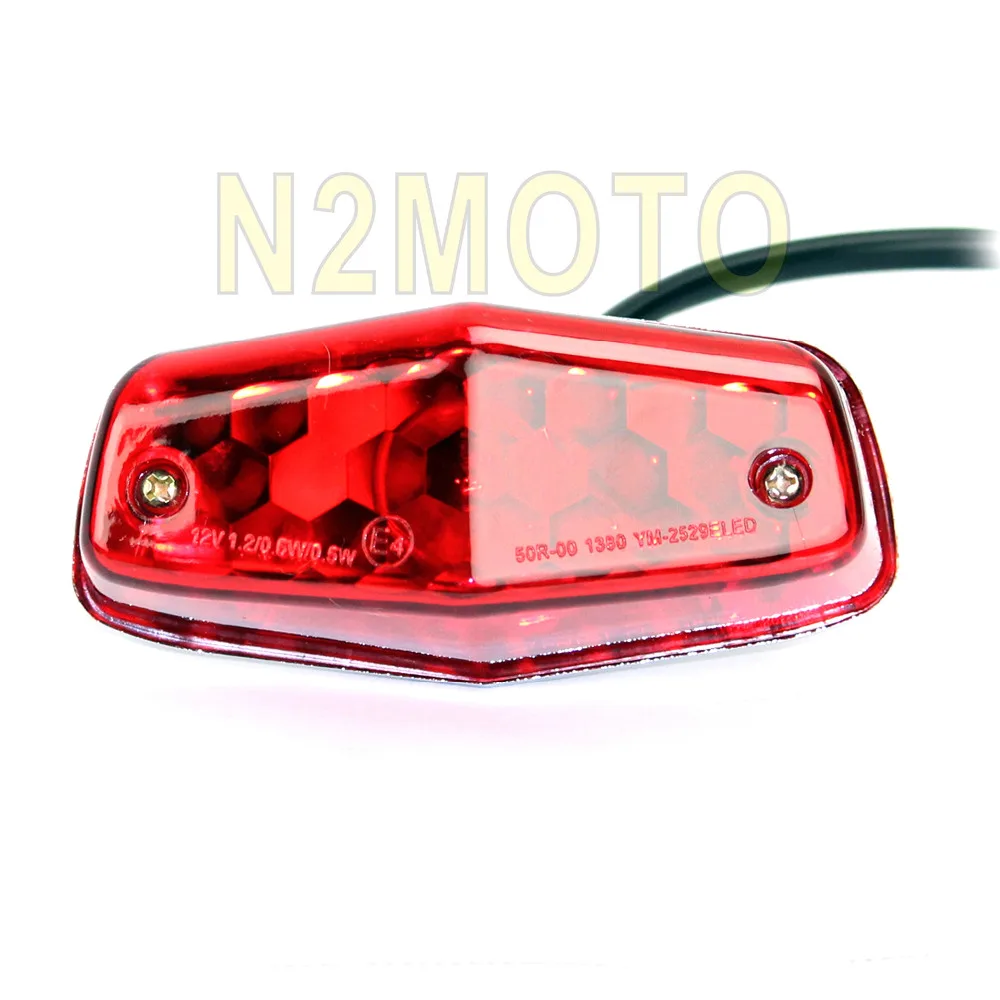 Универсальный фонарь для мотоцикла Lucas 12 В тип лампы стоп сигнал Harley Bobber Chopper кафе