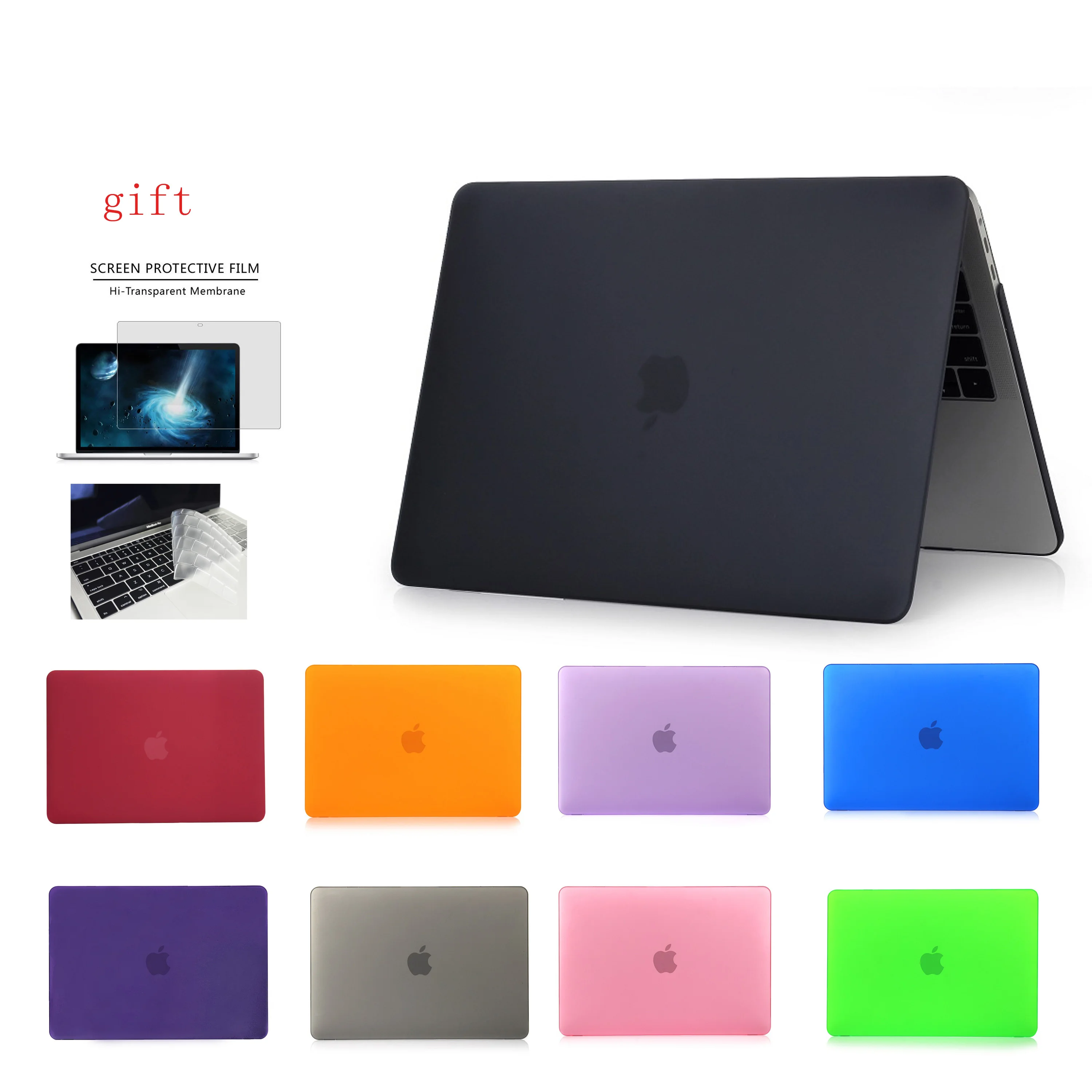 Прозрачный матовый чехол для Apple Macbook Air Pro Retina M1 Chip 11 12 13 15 16 дюймов 2020 Pro13 A2251 A2179 A2337