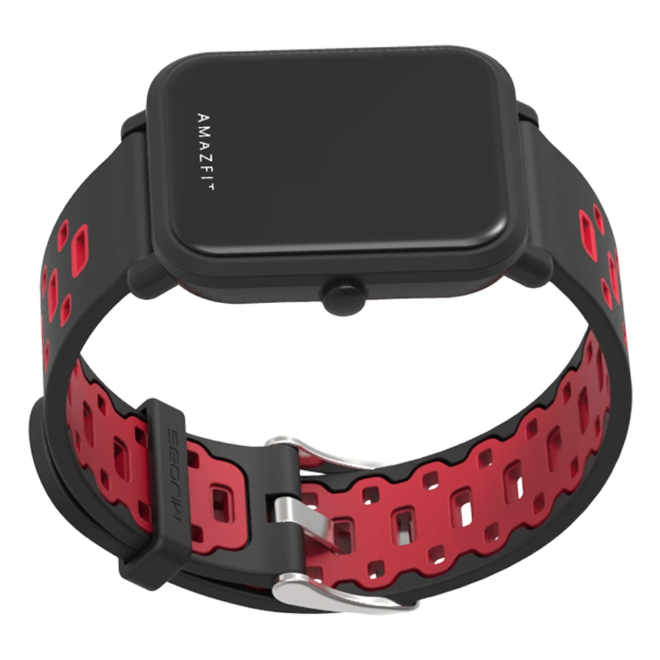 20 мм спортивный ремешок для часов Amazfit GTS силиконовый на запястье Xiaomi Huami Bip BIT Lite