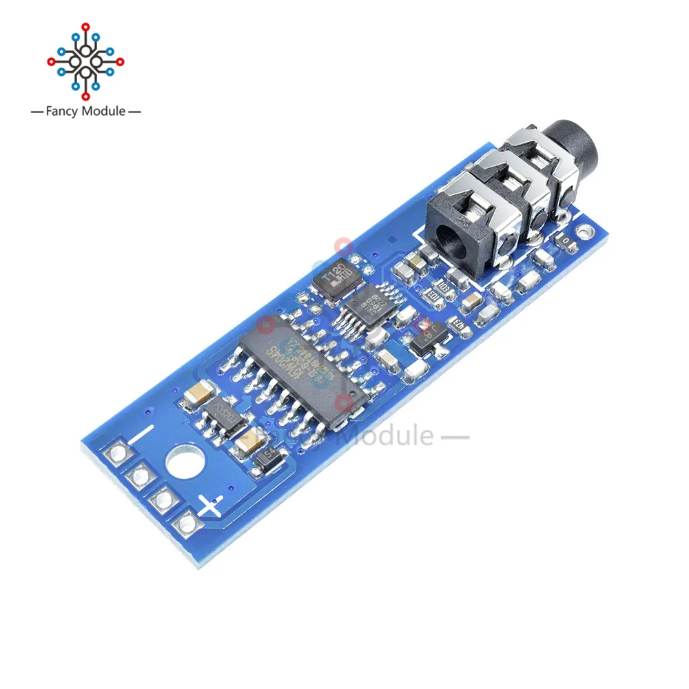 Модуль стерео FM передатчика постоянного тока 3 6 в цифровой беспроводной