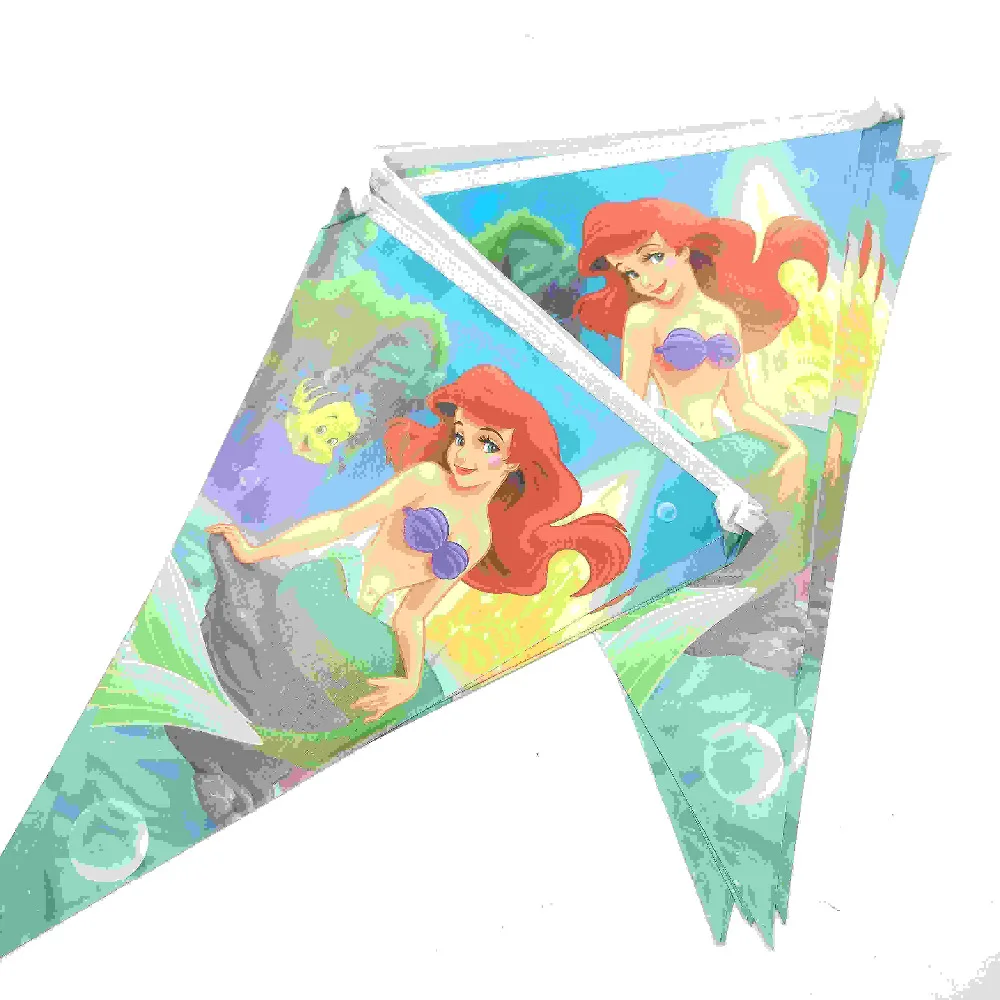 1 Флаг/уп Русалка Вечерние поставки День рождения вечерние флаг детское