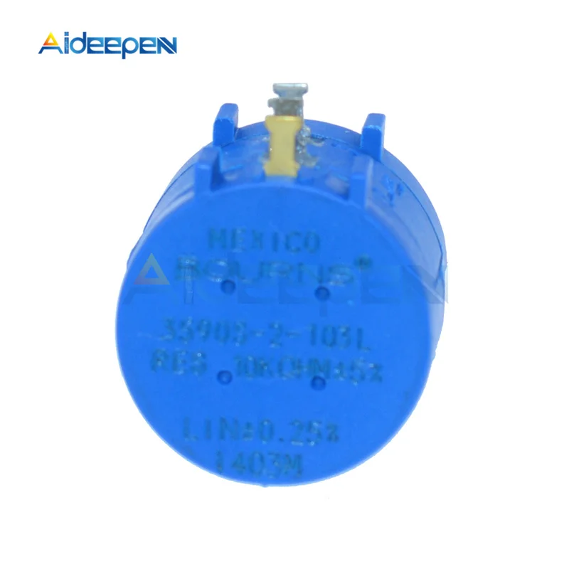 Прецизионный многооборотный потенциометр 3590S-2-103L 3590S 10K ohm 10 кольцевых