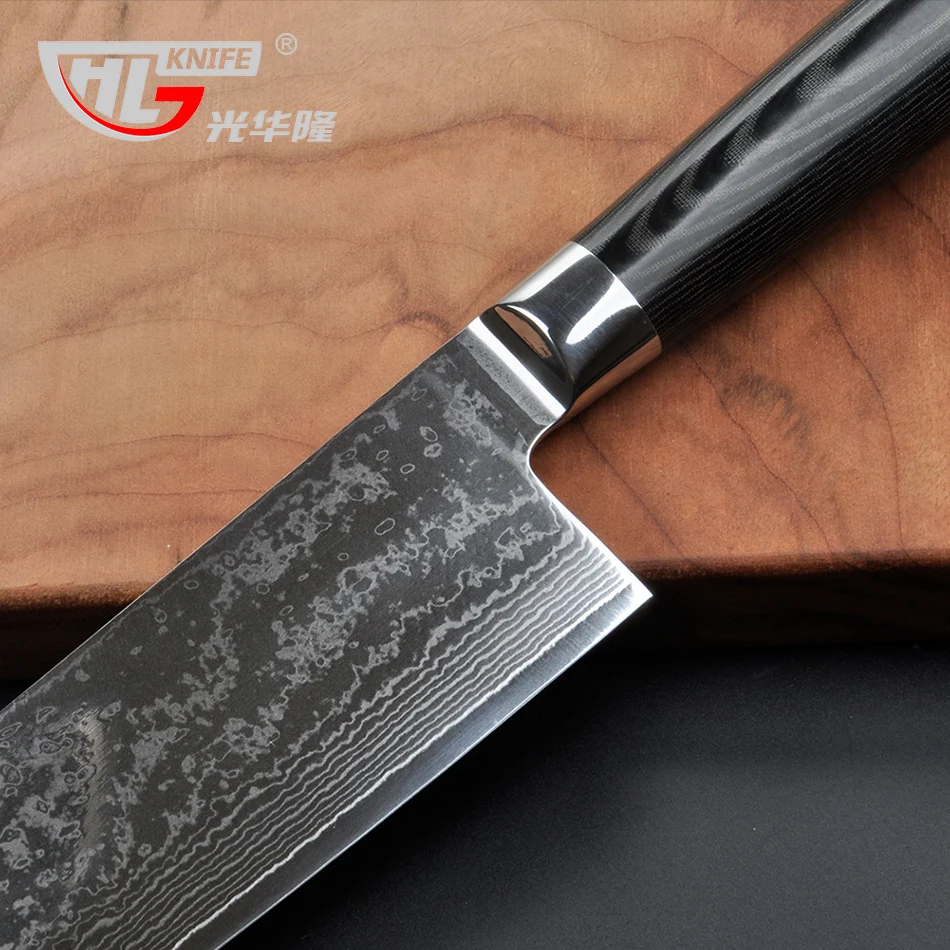 GHL 10 5 дюймовый японский VG10 дамасский мясной нож шеф повара резак для очистки